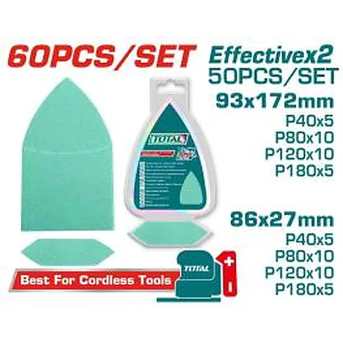 TOTAL Sanding Sheet Set TAC938660