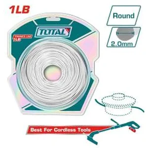 TOTAL Trimmer Line 2.0mm 1LB Round - Model TALS2001