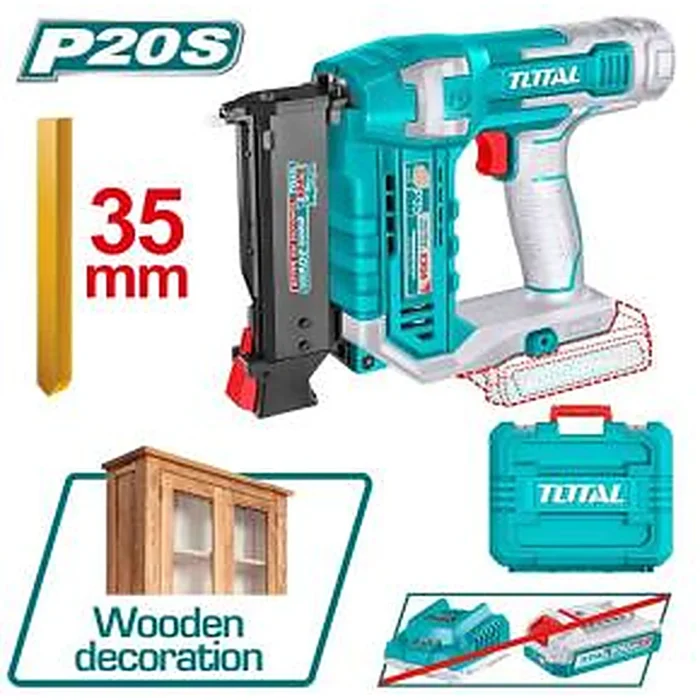 TOTAL Cordless Pin Nailer TCBNLI3603