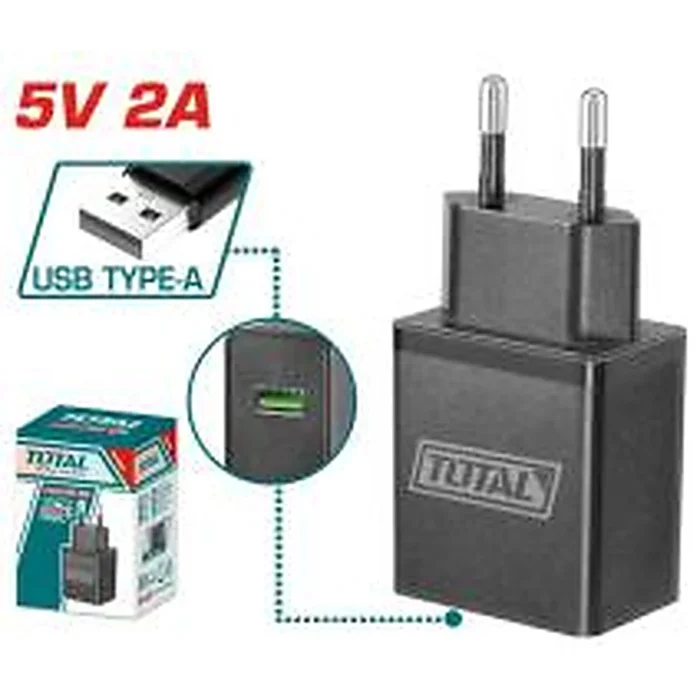 TCLI120502 TOTAL Charger TCLI120502 - 5V 2A USB Type-A চার্জার