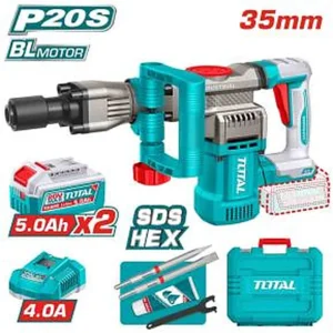 TOTAL Cordless Demolition Breaker 20V ব্রাশলেস মডেল TDBLI203582