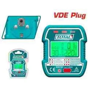 TOTAL Socket Tester LCD ডিসপ্লে সহ মডেল TESST30011