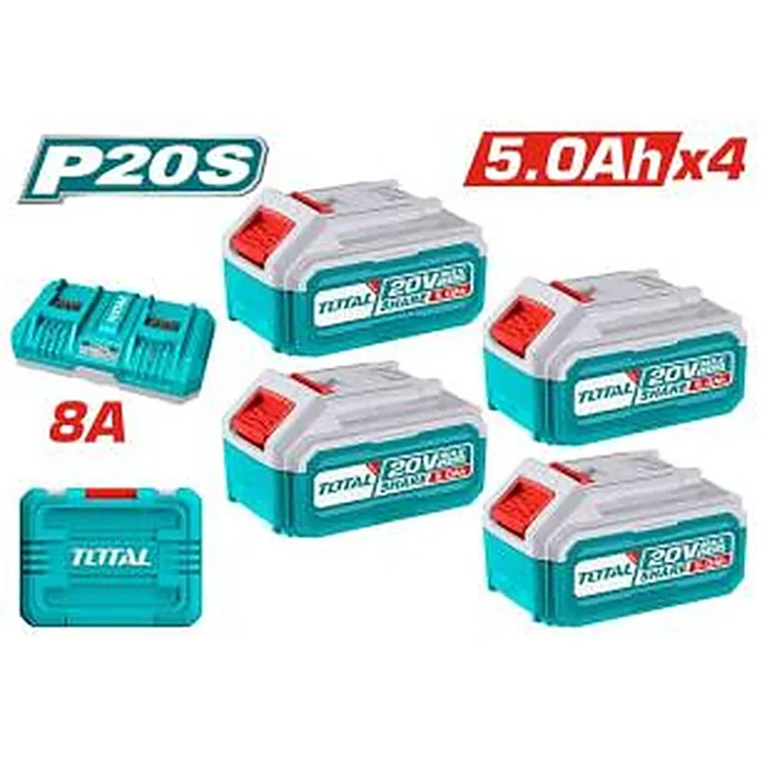 TOTAL P20S Lithium-Ion Battery And Charger Kit TFBCLI20285