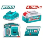 TOTAL P20S Lithium-Ion Battery & Charger Kit TFBCPK1012