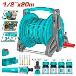 TOTAL Hose Reel Set 20M PVC হোস সেট - মডেল THHR20124