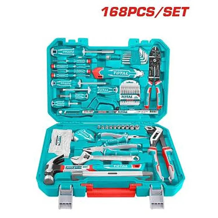 TOTAL Handtools Set 168 Pcs THKTHP21686 - সম্পূর্ণ টুলকিট ছবি