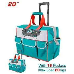 TOTAL Rolling Rigid Tool Bag 20" মডেল THRRTB2012 - চাকাযুক্ত টুল ব্যাগ