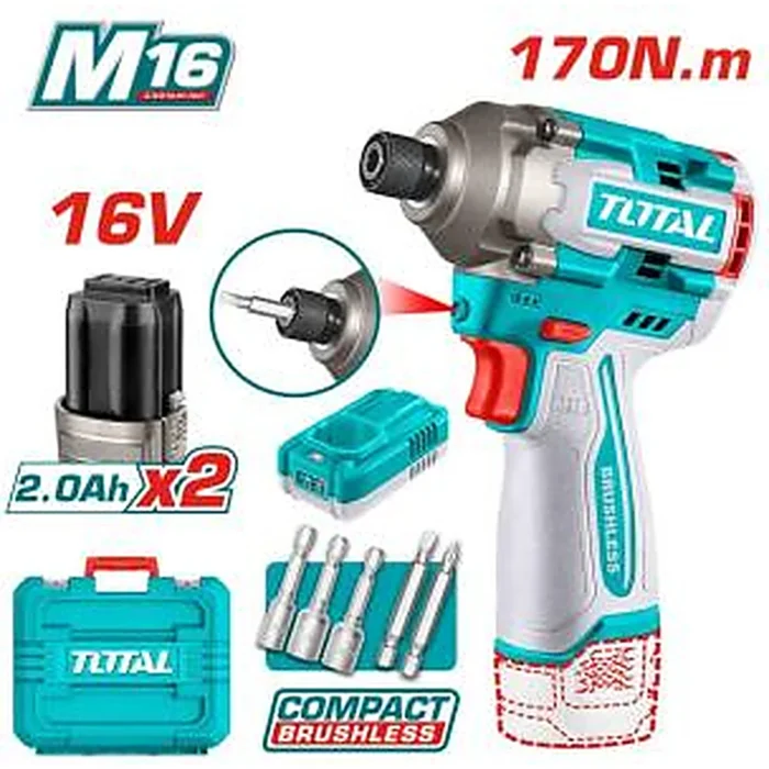 TOTAL Cordless Impact Driver TIRLI16178