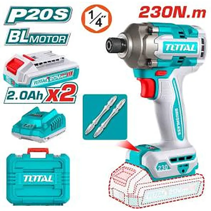 TOTAL Cordless Impact Driver TIRLI2023
