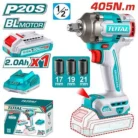 TOTAL Cordless Impact Wrench TIWLI20455