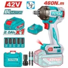 TOTAL Cordless Impact Wrench TIWLI42461