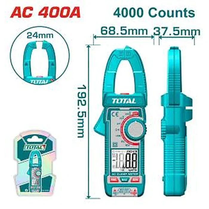 TMT762001 TOTAL Digital Ac Clamp Meter TMT762001