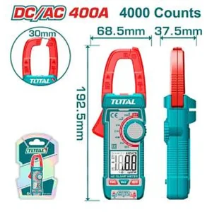 TOTAL Clamp Meter TMT762002 - True RMS DC/AC ডিজিটাল ক্ল্যাম্প মিটার