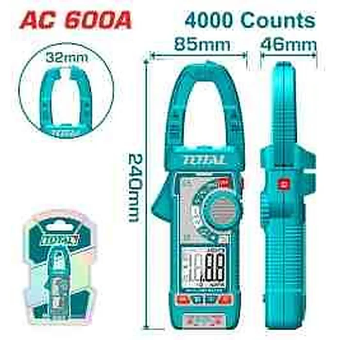 TMT766001 TOTAL Digital Ac Clamp Meter TMT766001