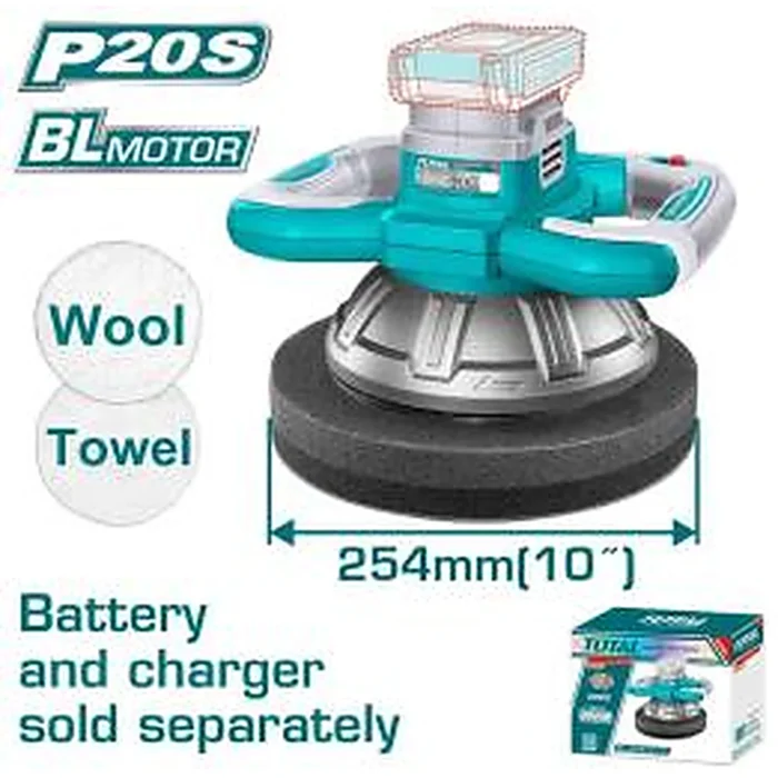 TOPLI202548-1 TOTAL Cordless Polisher TOPLI202548