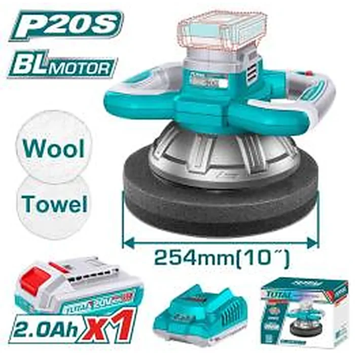 TOPLI2025481 TOTAL Cordless Polisher TOPLI2025481
