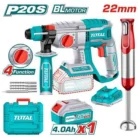 TOTAL Cordless 2 Pcs Combo Kit TOSLI240208