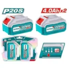TOTAL P20S Lithium-Ion Battery Kit TOSLI240312