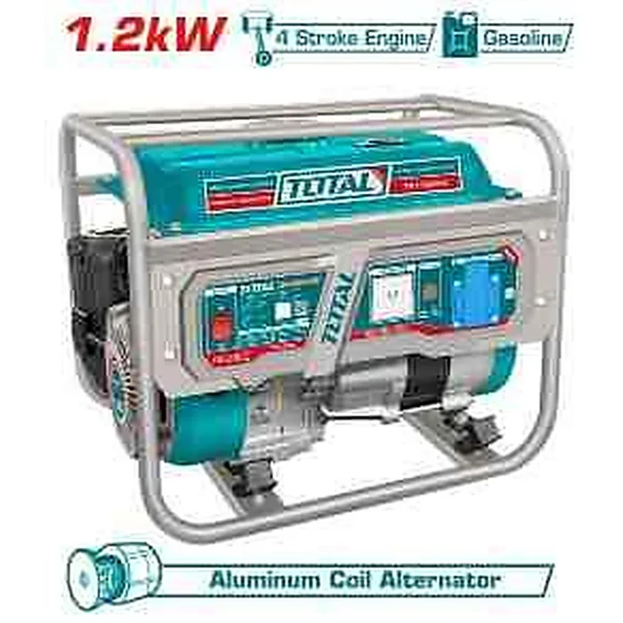 TOTAL Gasoline Generator Series - Portable Petrol Power Generator (0.65kW / 1.0kW) TOTAL Gasoline Generator Series - Portable Petrol Power Generator (0.65kW / 1... -