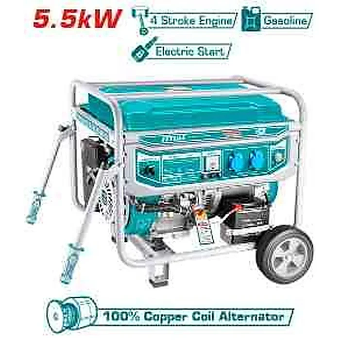 TOTAL Gasoline Generator (Self Start) Series - Petrol Engine Power Generator ... -
