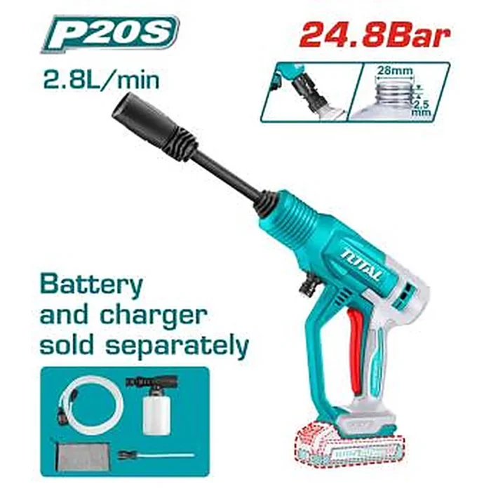 TOTAL Cordless Pressure Washer TPWLI2036