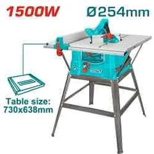 TOTAL Table Saw মডেল TS5152548 - 1500W প্রফেশনাল কাটিং মেশিন