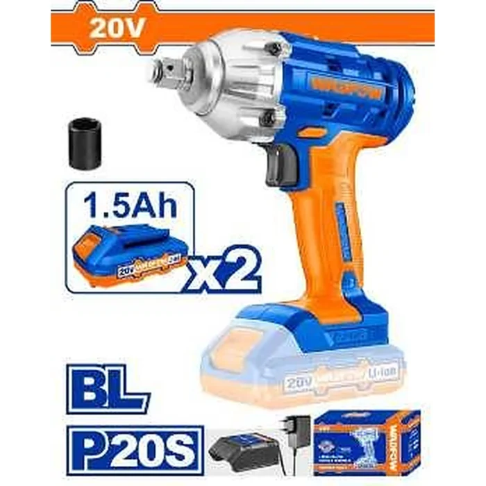 WCD1512 WADFOW Impact Wrench WCD1512 - 20V Lithium-Ion Brushless মডেল