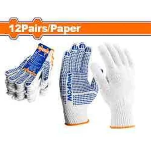 WADFOW Safety Gloves WKG1801 - Knitted PVC Dots হ্যান্ড গ্লাভস