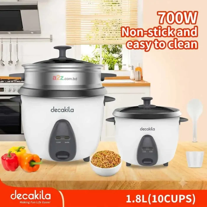 Decakila Rice Cooker 1.8L Non-Stick KEER034W